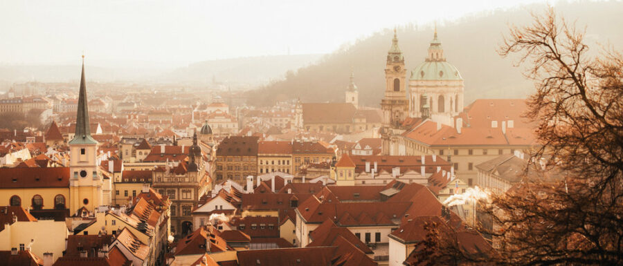 View from the Lobkowicz Palace in Prague