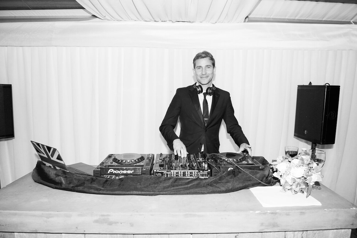 DJ Zen Freeman at a wedding in Aspen
